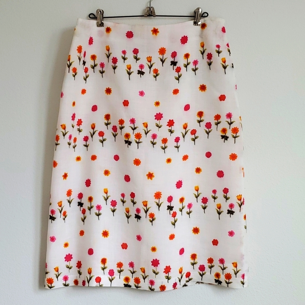 Women's Floral Print skirt, 12